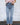 High Rise Step Hem Crop Flare Jeans