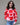Checkered Heart Pattern Sweater
